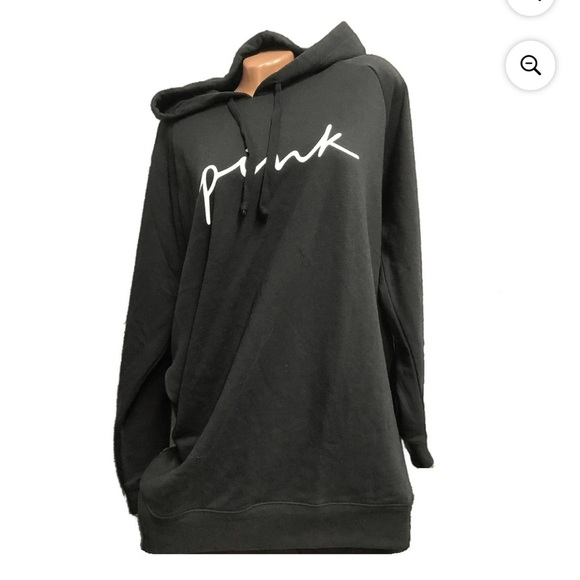 PINK by Victoria’s Secret Hooded Sweater Dress size med - Picture 1 of 6